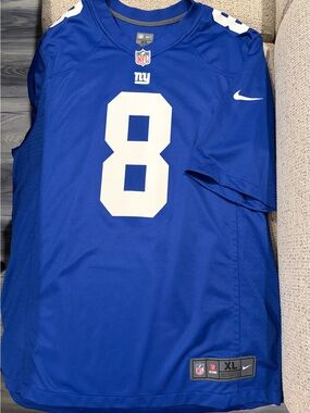 Daniel Jones New York NY Giants Nike XL Royal Blue Football Jersey